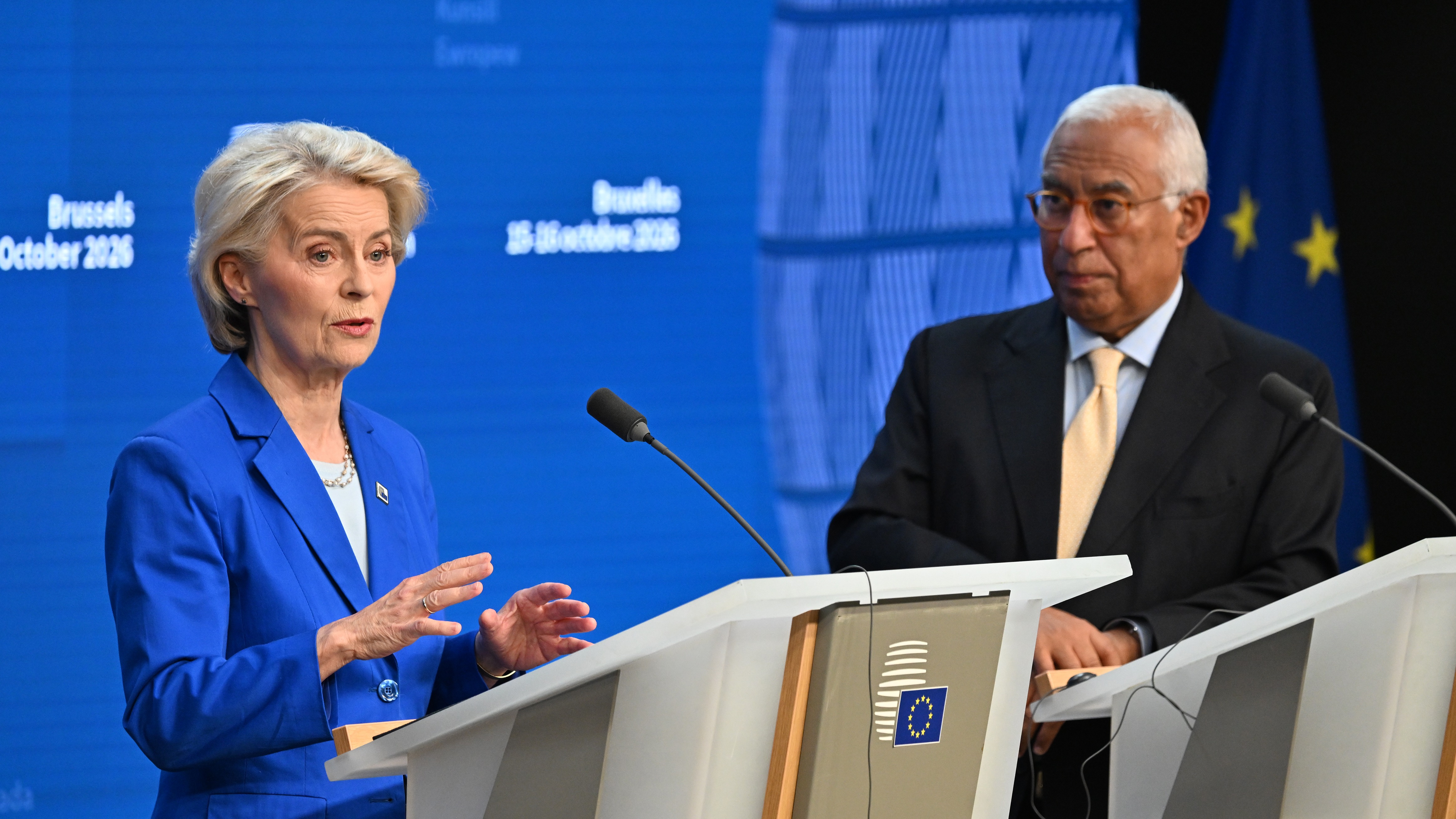 Ursula von der Leyen and António Costa