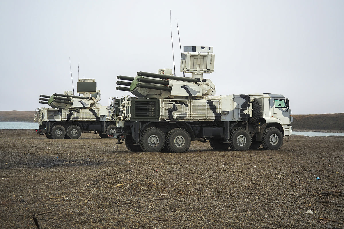 Rus Pantsir-S1 hava savunma sistemleri (arşiv)