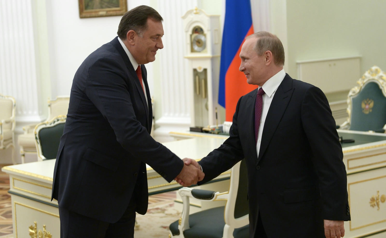Путин и Додик в Кремле (архив)\