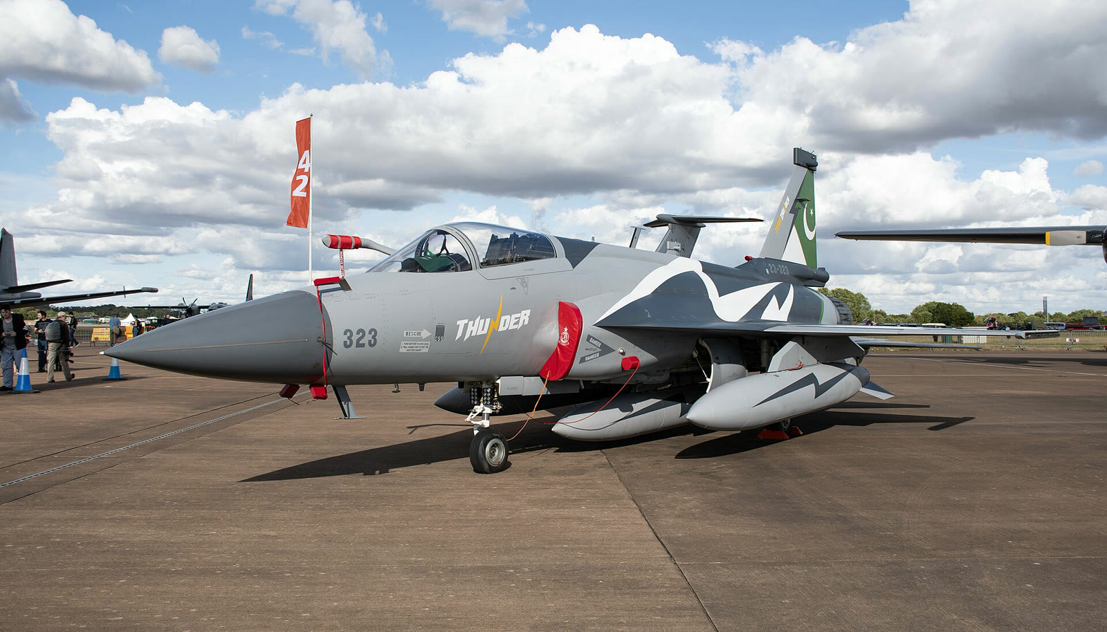مقاتلة JF-17 ثاندر بلوك 3 التابعة لسلاح الجو الباكستاني (أرشيف، 2025)
