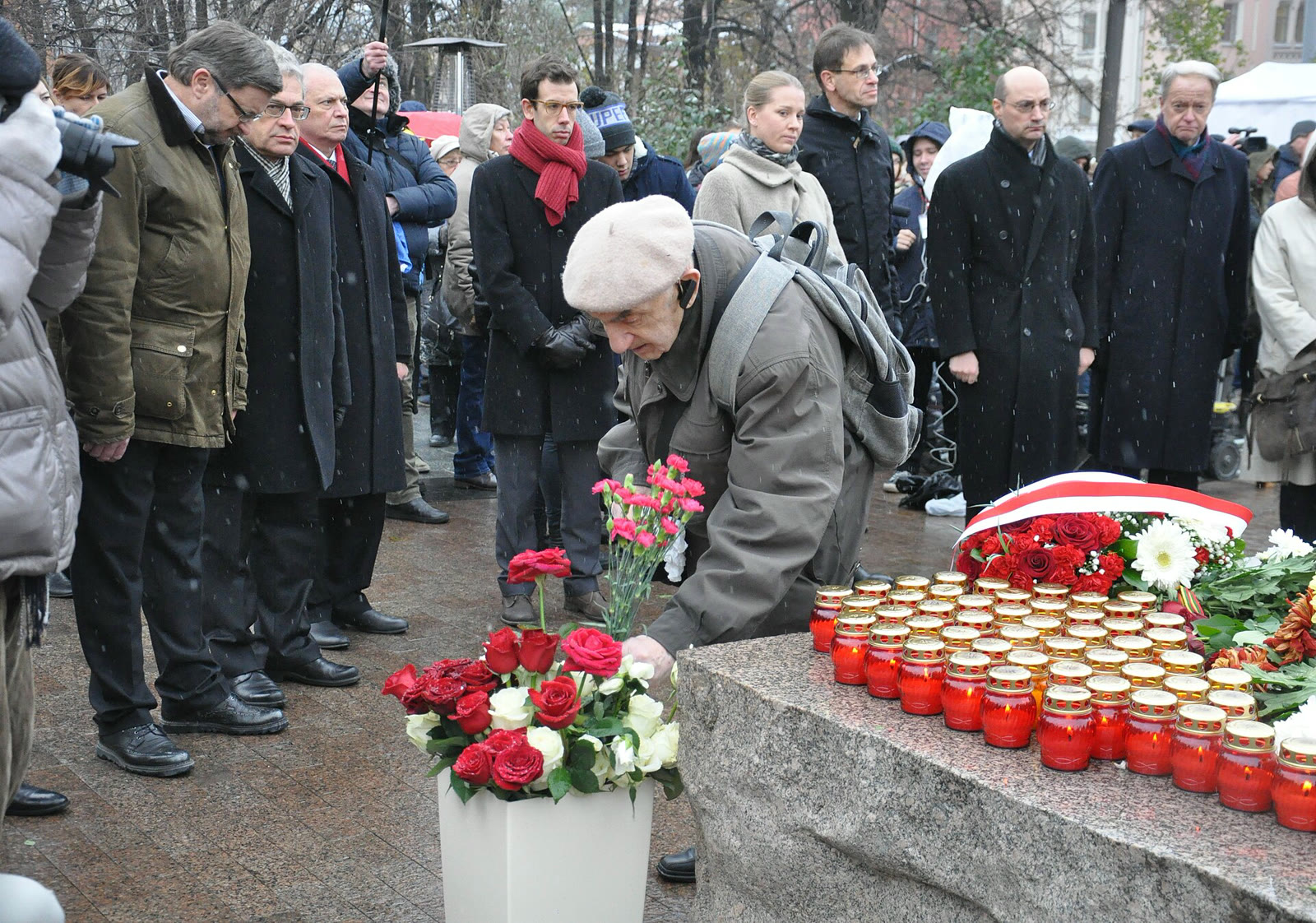 Memorial'in Moskova'da düzenlediği 'İsimlerin Dönüşü' anması (2016)