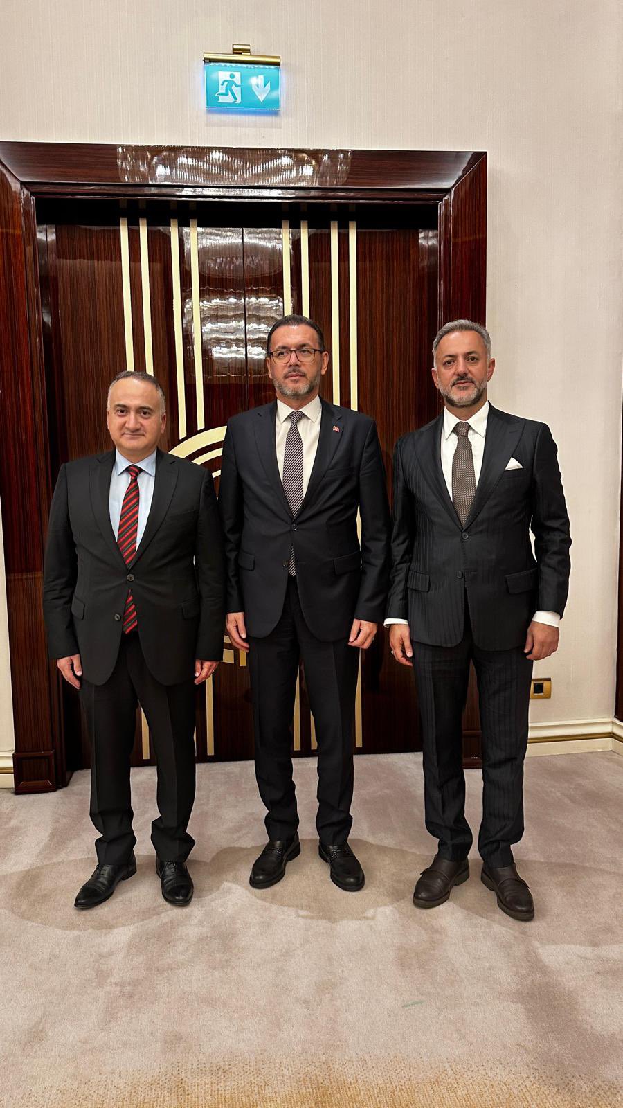 A moment from the visit to Ashgabat