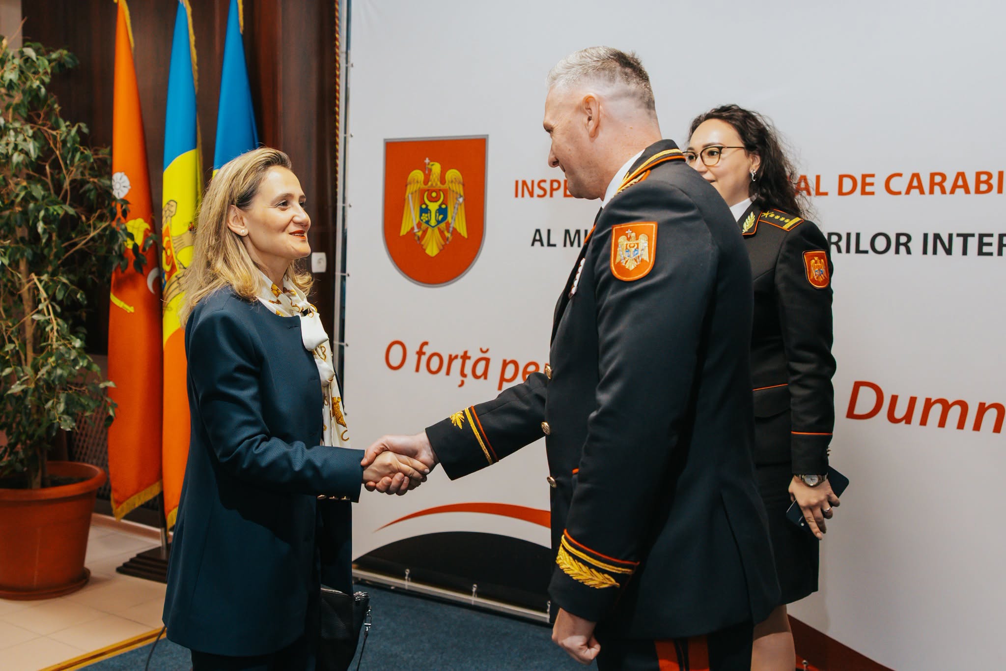 Ambassador Başaran at Moldova’s General Inspectorate of Carabinieri