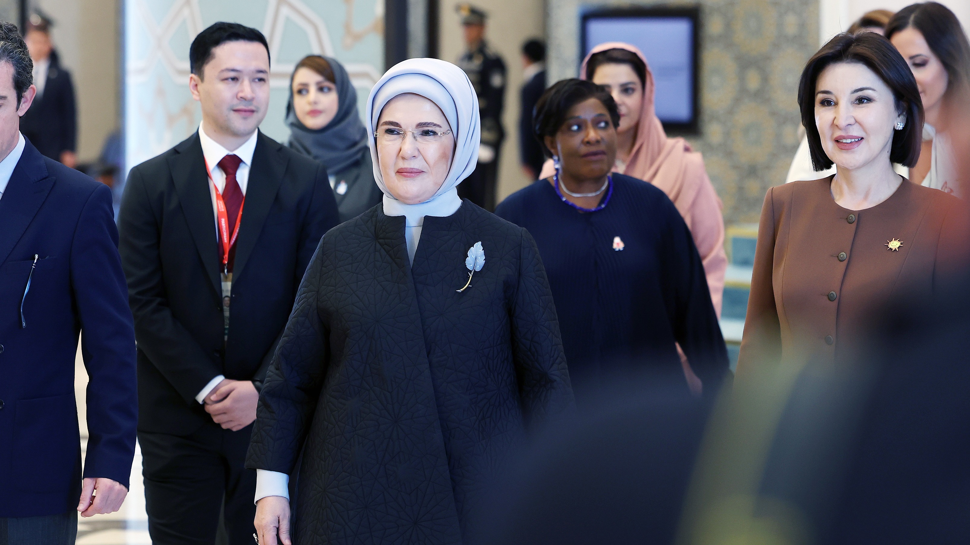Emine Erdoğan at the summit in Samarkand