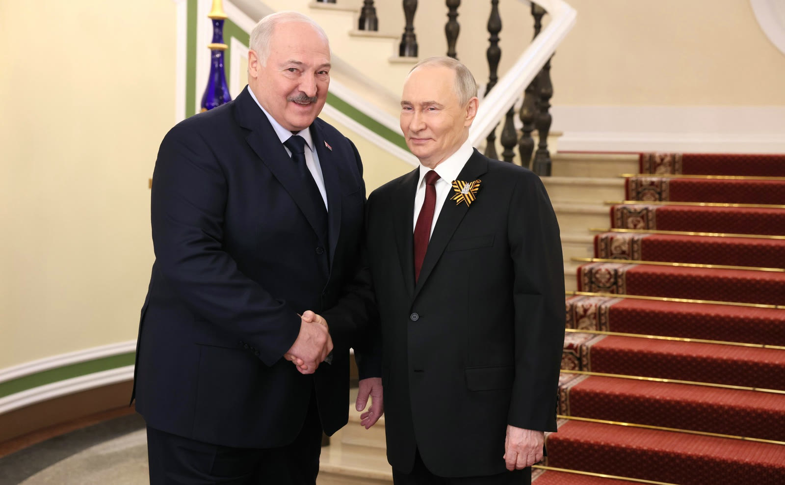 Putin ve Lukaşenko (arşiv)