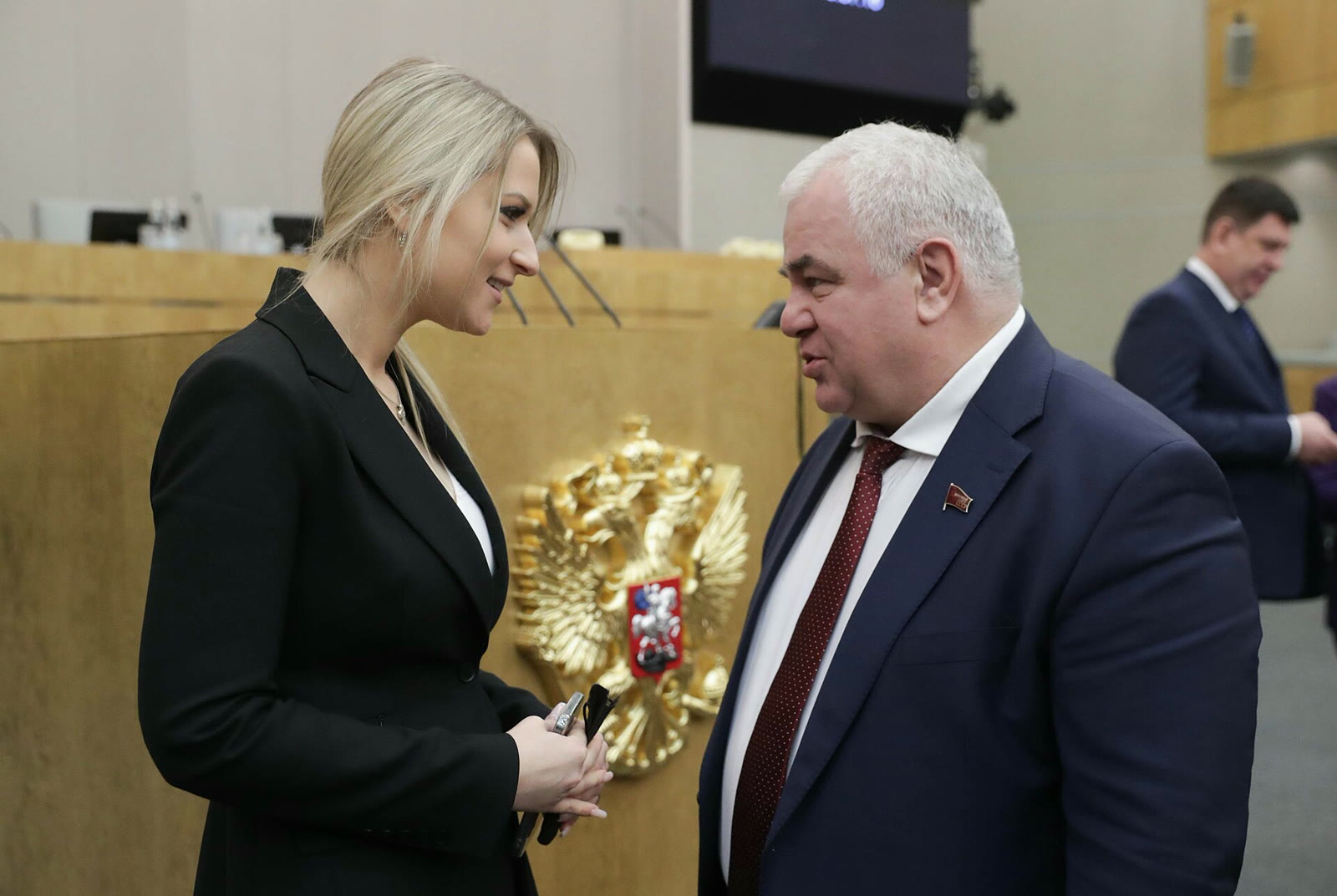 Russia’s Human Rights Ombudsman Yana Lantratova in the State Duma (2021)