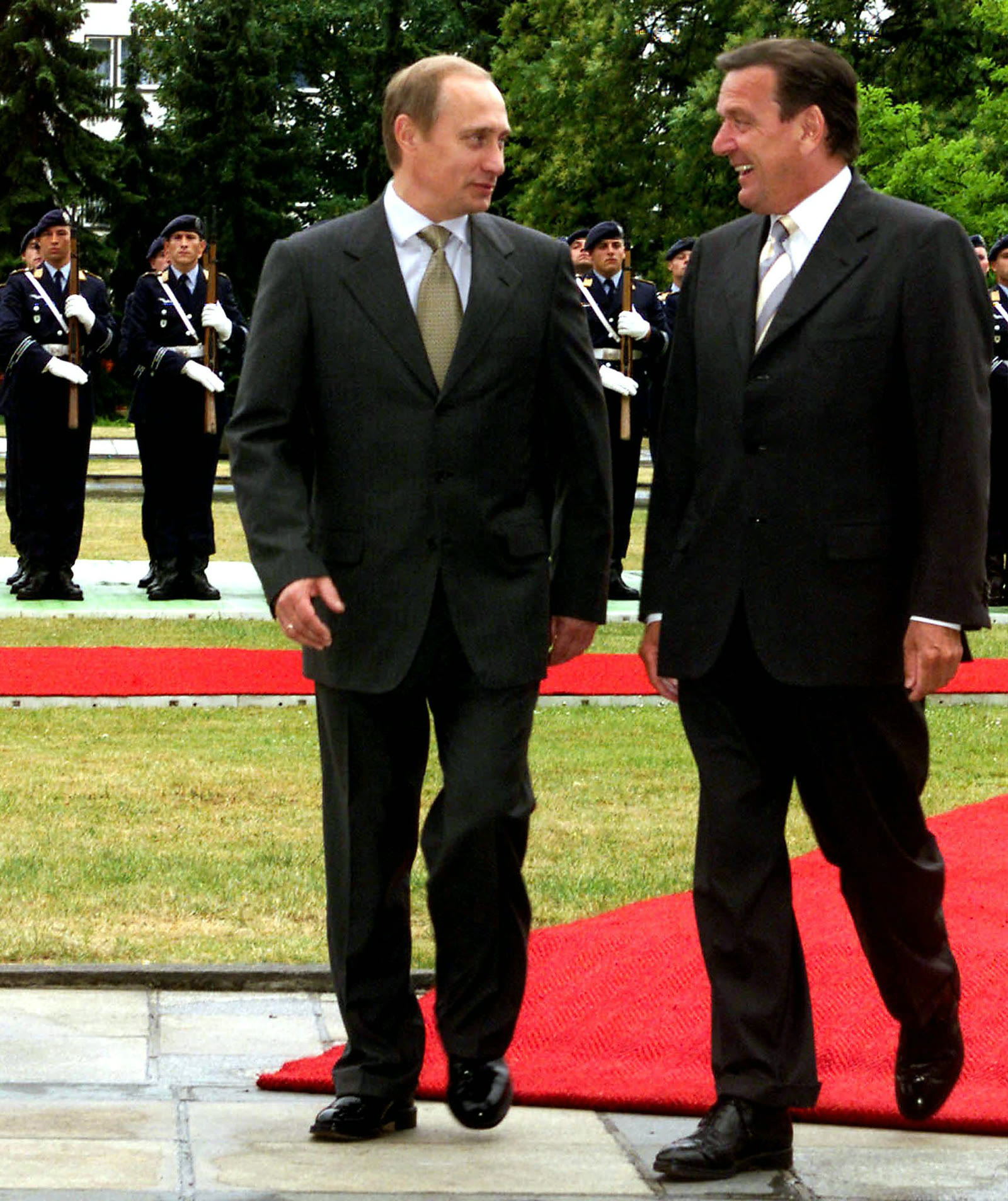 Putin ve Schröder, Haziran 2000’deki resmi ziyarette