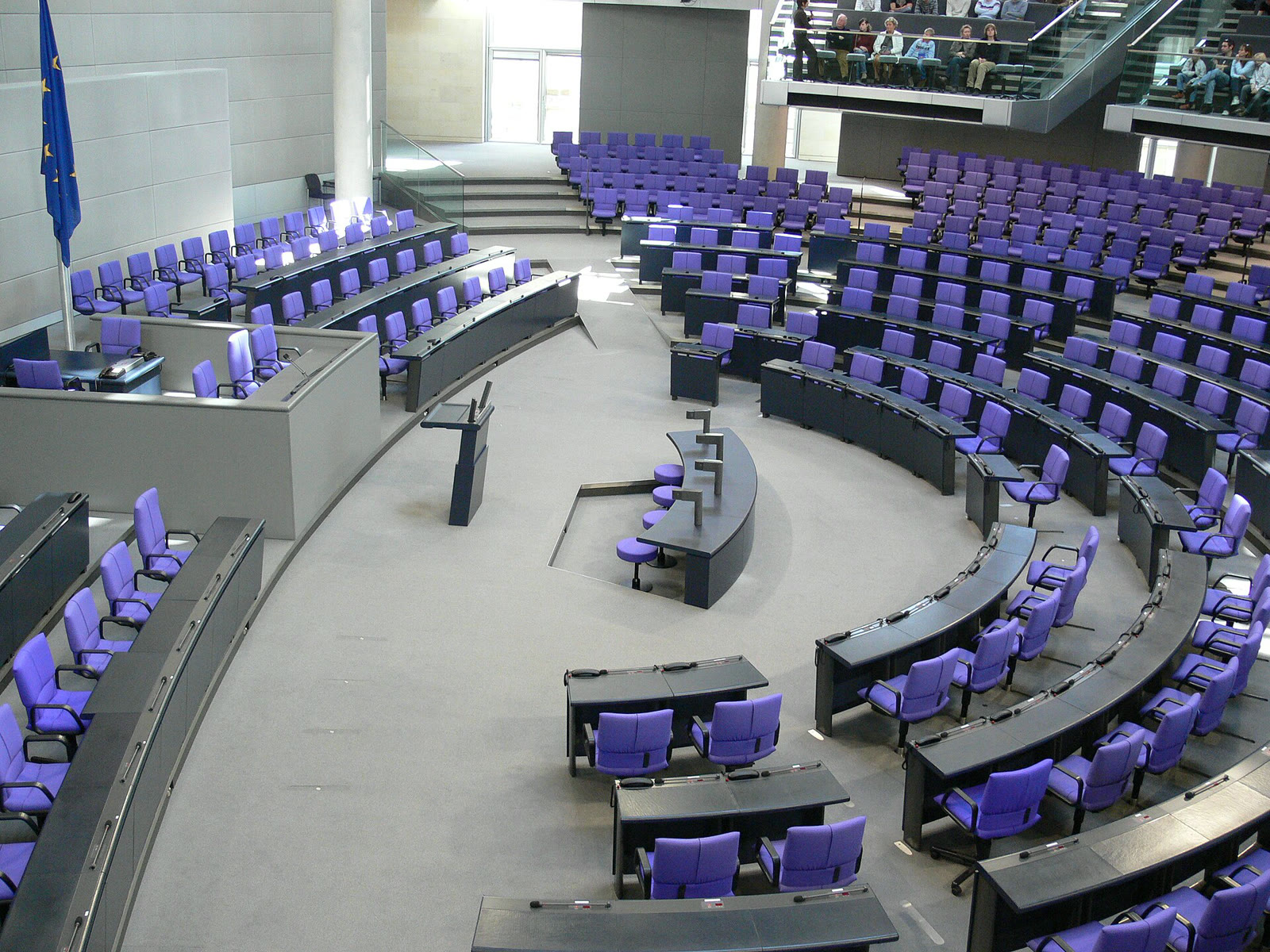 The Bundestag plenary hall in Berlin (file photo)