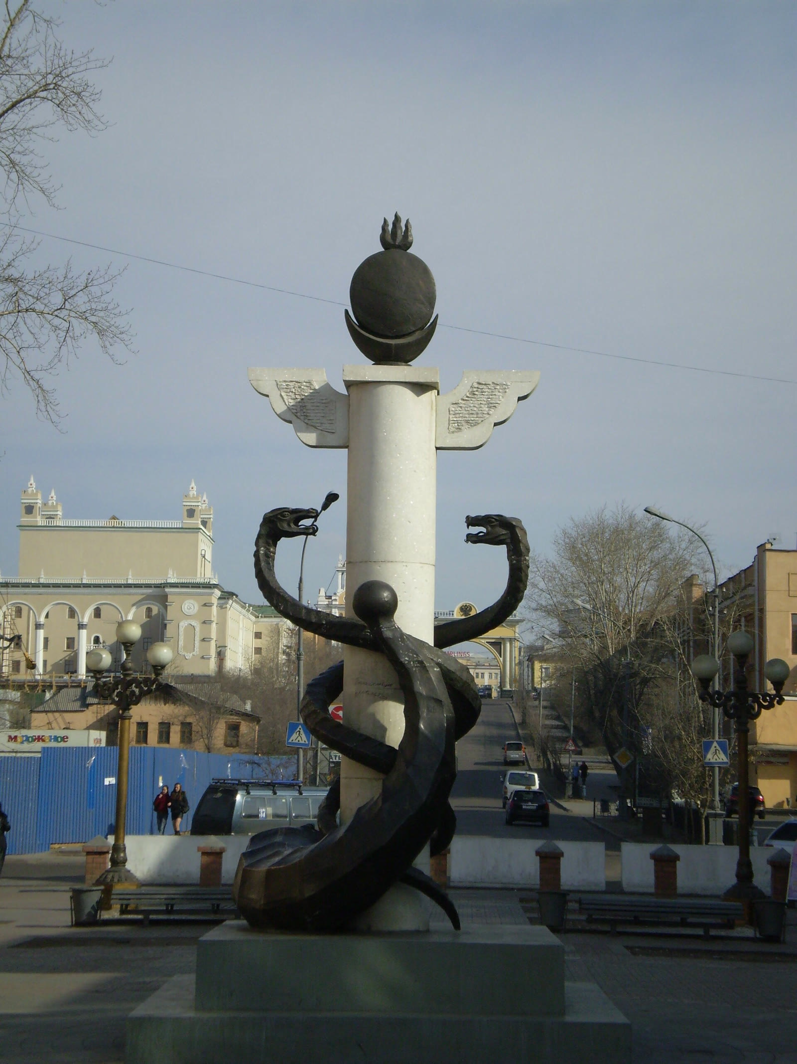 Ulan-Ude'de Lenin Caddesi (arşiv)