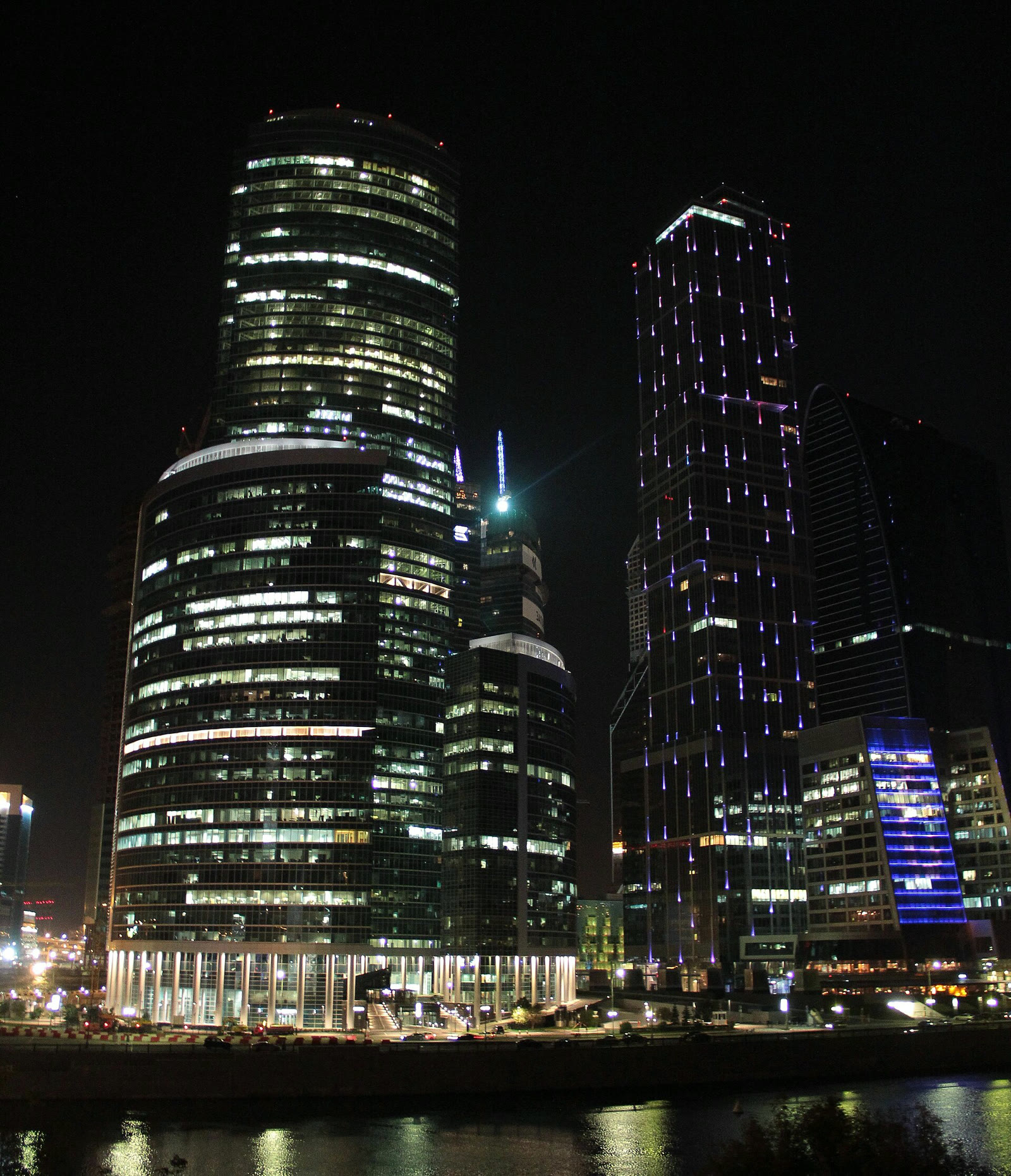 Moscow City skyscrapers