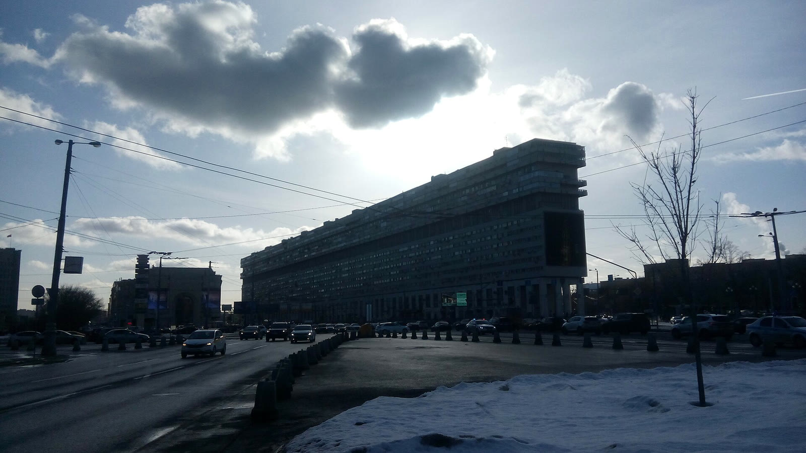 Moskova'da bir apartman bloğu (arşiv)