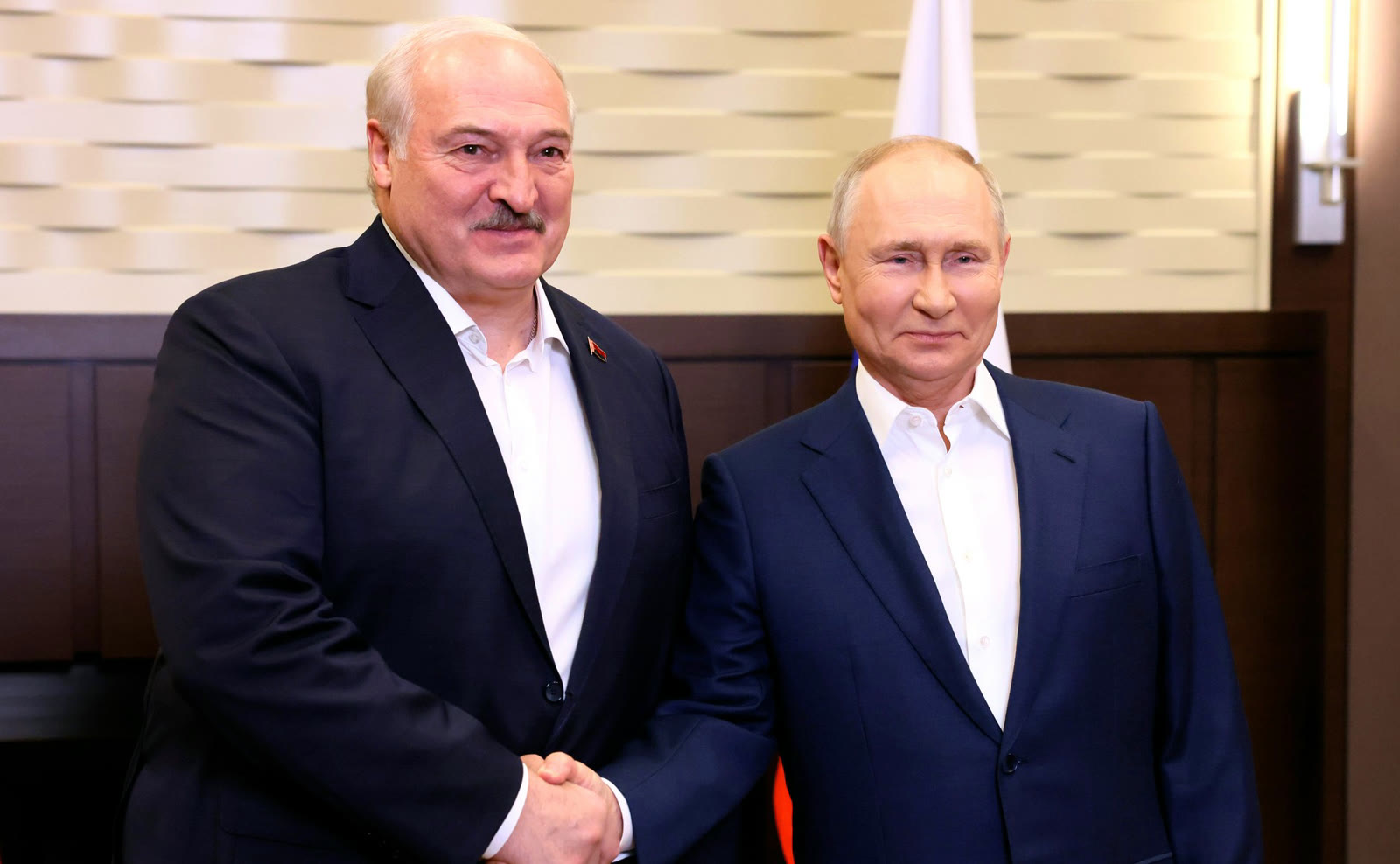 Belarus Cumhurbaşkanı Lukaşenko ve Rusya Devlet Başkanı Putin (2023)