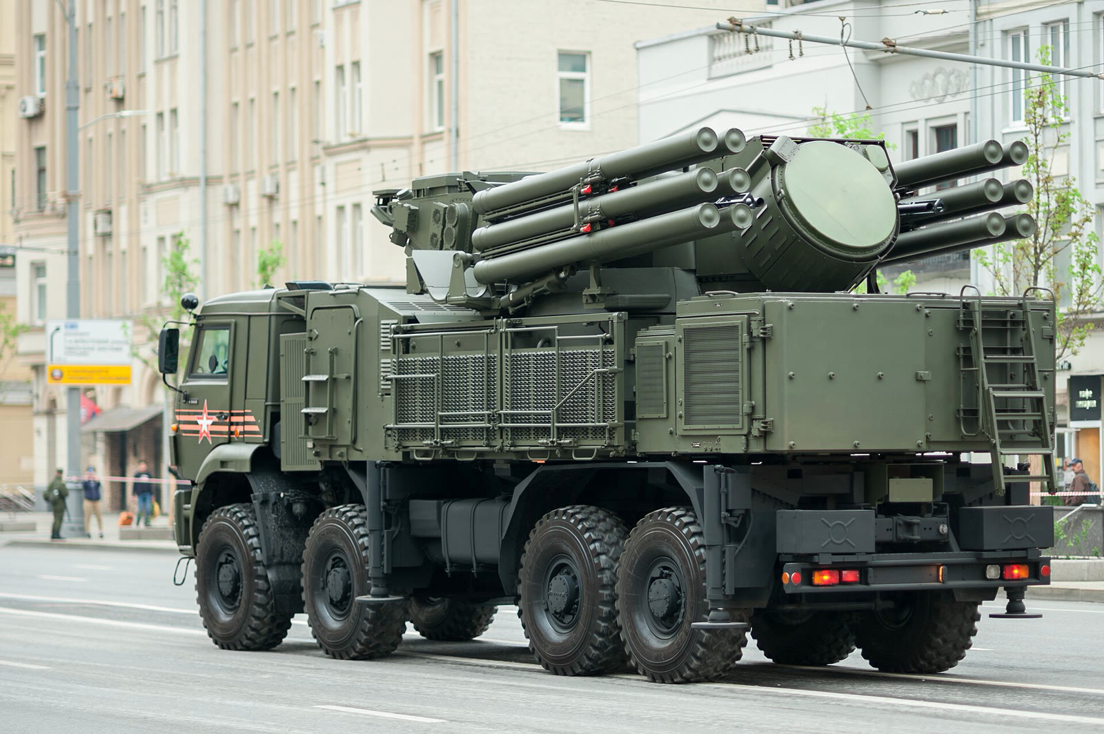 Pantsir-S1 air defense system in Moscow (archive)