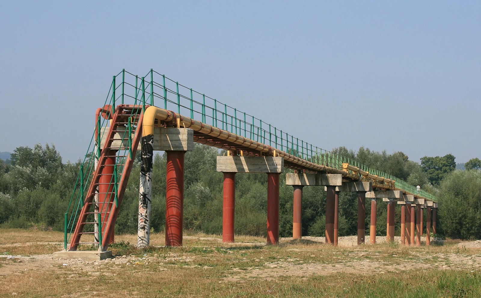 Rus petrolünü Avrupa’ya taşıyan Drujba boru hattının bir bölümü