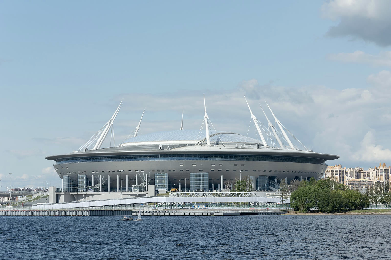 St. Petersburg'daki Gazprom Arena stadyumu (arşiv)