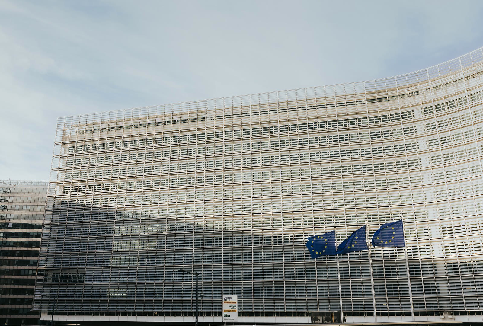 The Berlaymont building of the European Commission in Brussels (archive)