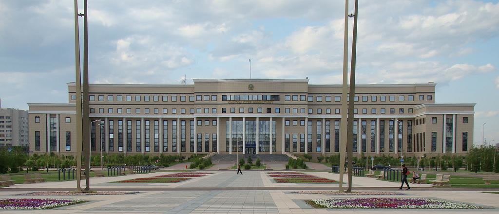 Общий вид здания МИД в Астане (архив)