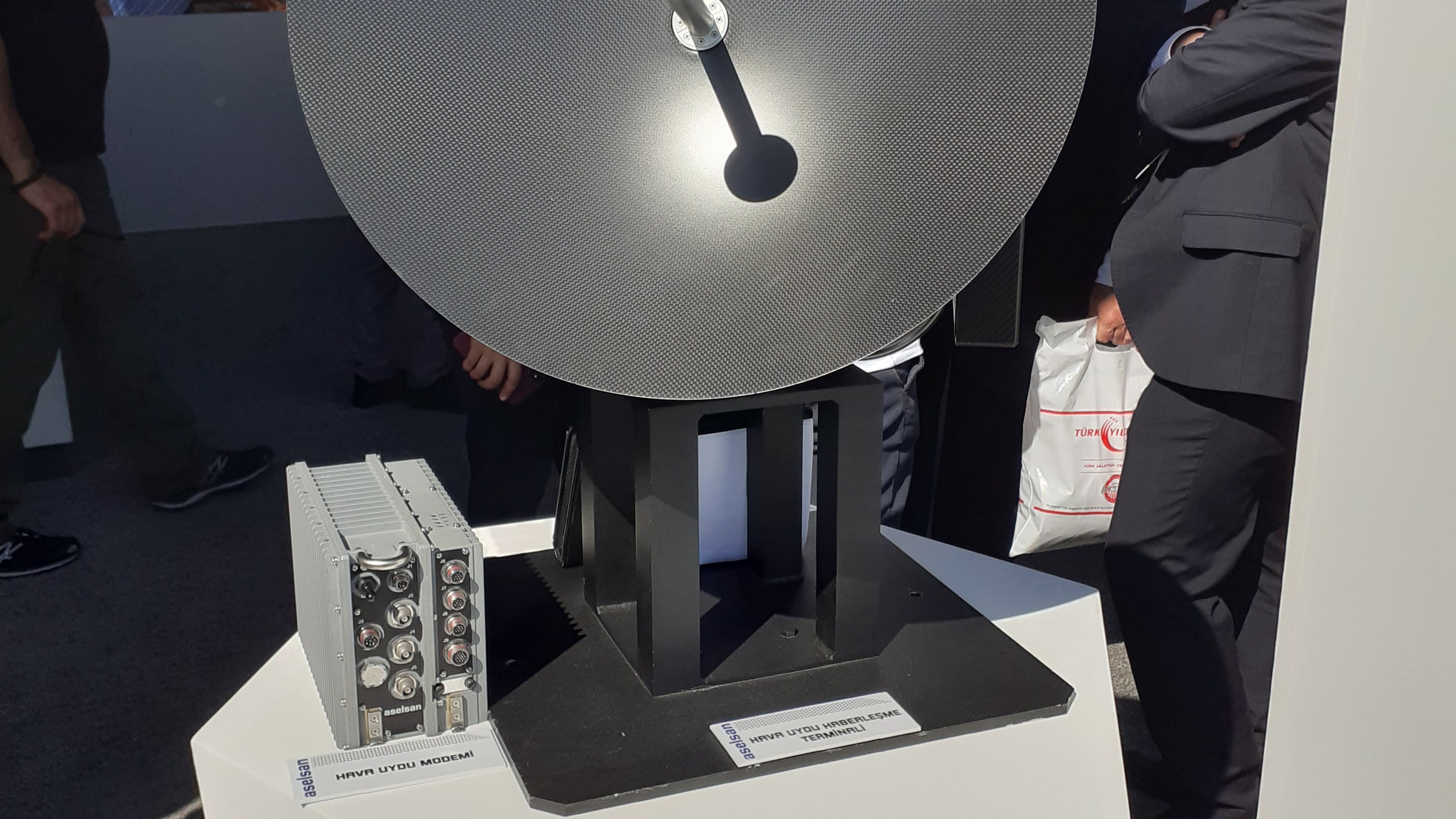 Терминал спутниковой связи ASELSAN на TEKNOFEST (архив, 2019)
