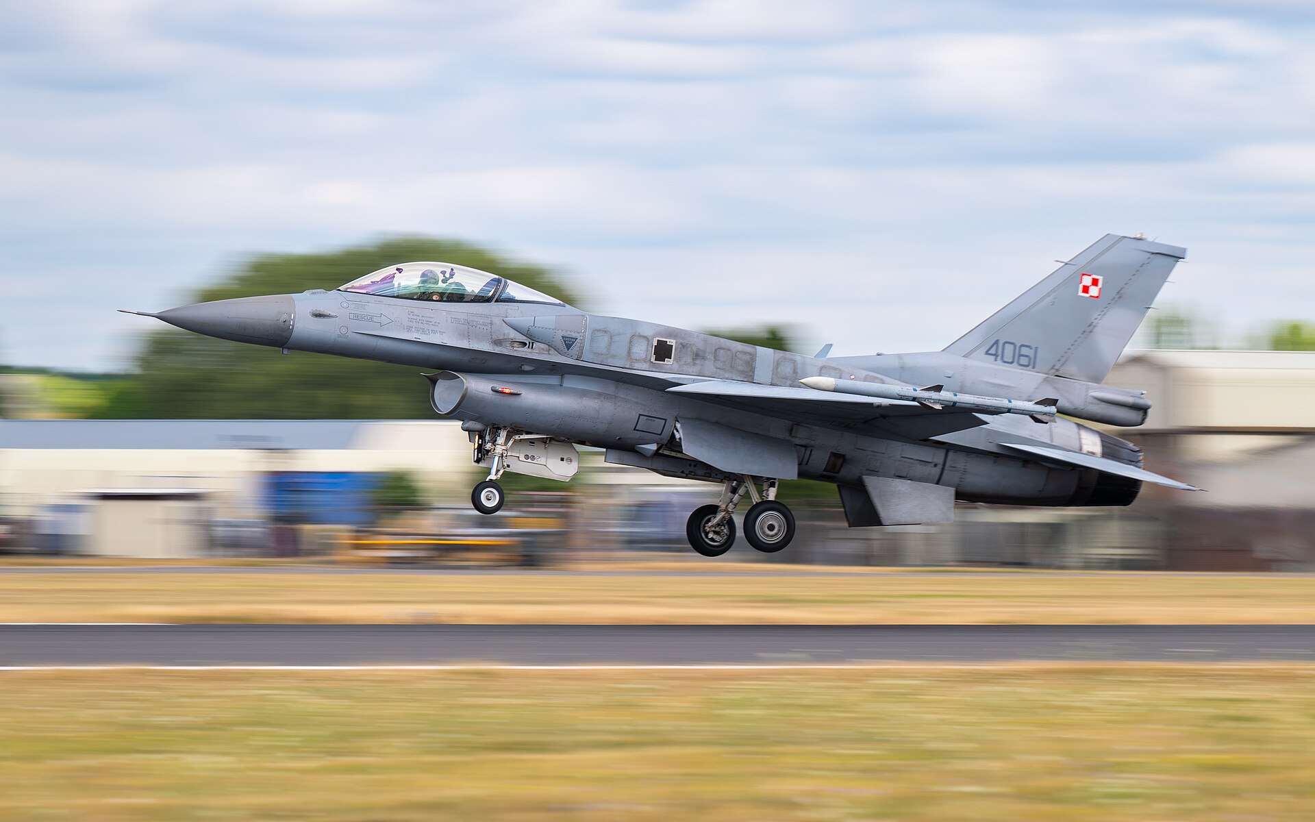 F-16 ВВС Польши (архив, 2025)