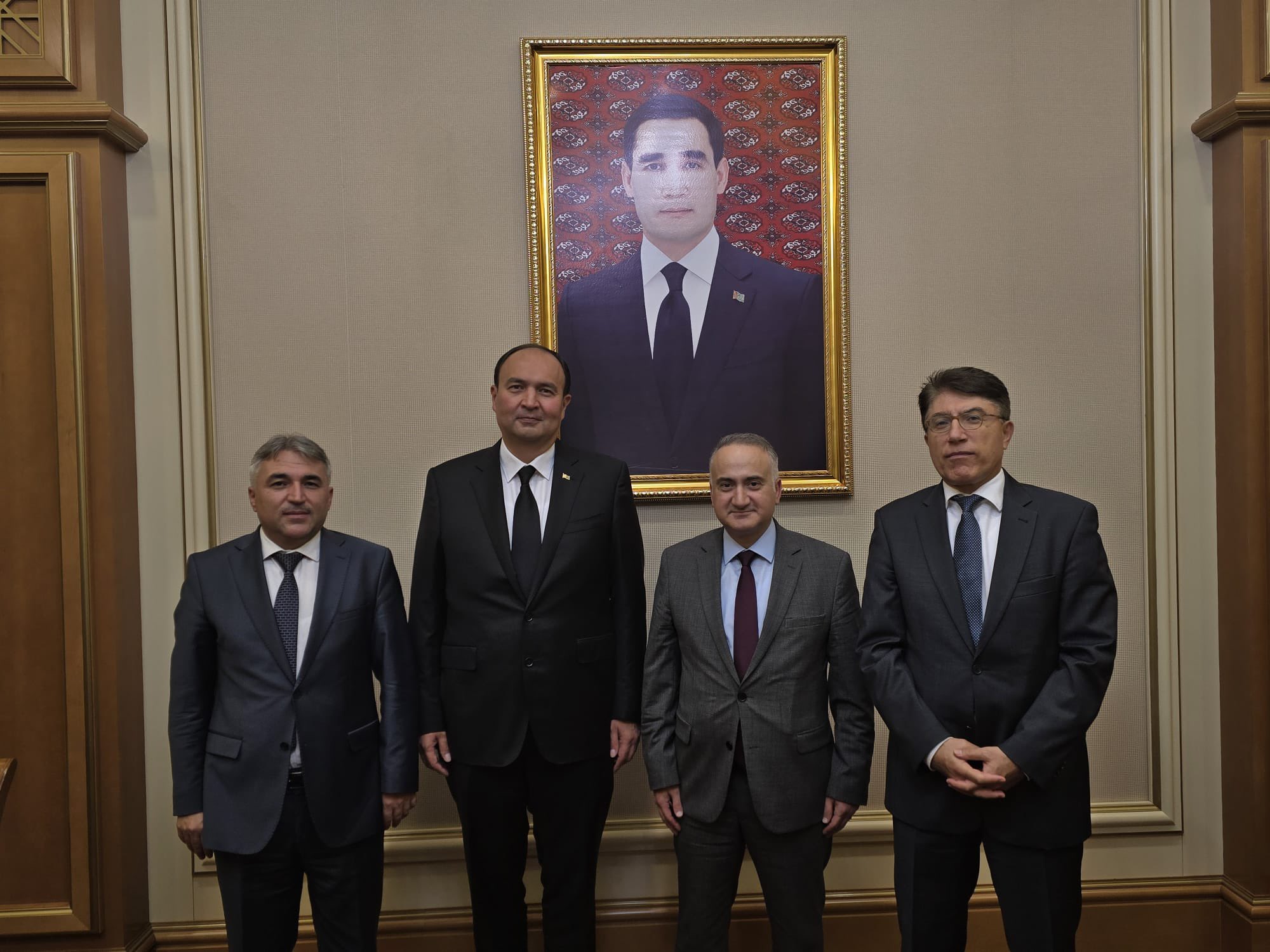 Görüşmeye katılan heyetler