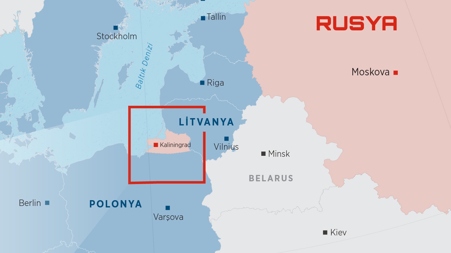 Карта Калининграда и окрестностей